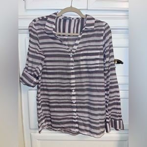 M Pink and Gray Columbia Long Sleeve